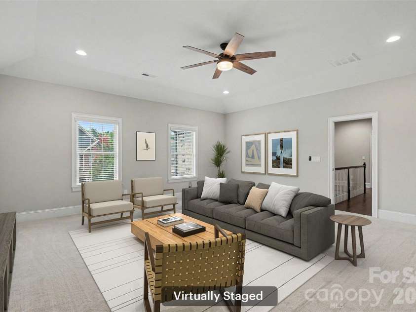 1526 Afton Way, Fort Mill, SC 29708.  MLS# CAR4413306, YatesRealty ID 48303. Bonus Room Staged Virtually