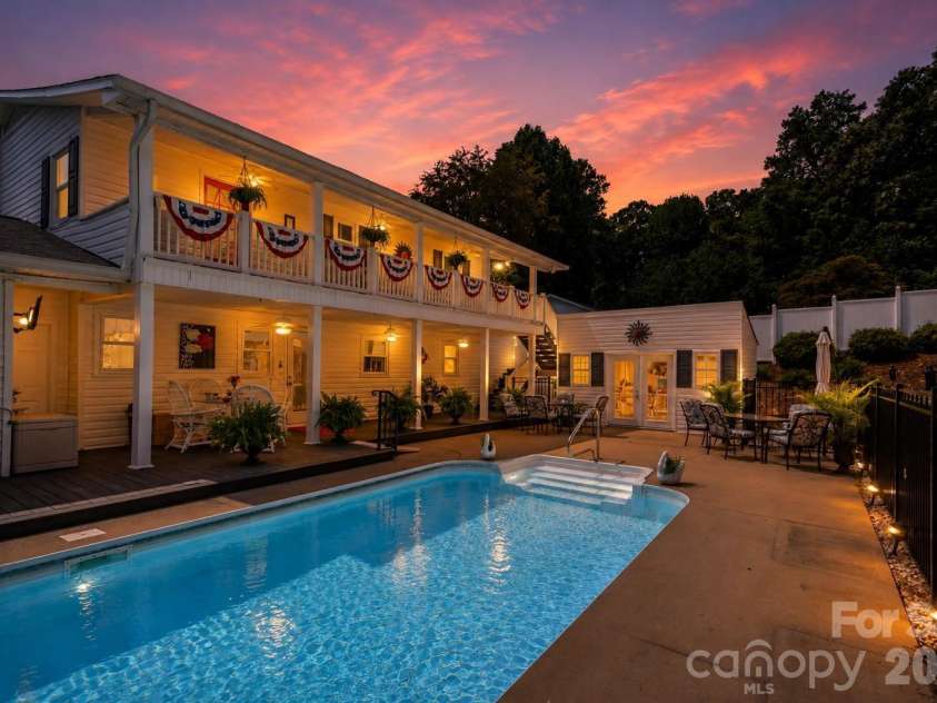 84 Portcrest Heights, Marion, NC 28752.  MLS# CAR4420704, YatesRealty ID 48311. Twilight Image - virtually enhanced