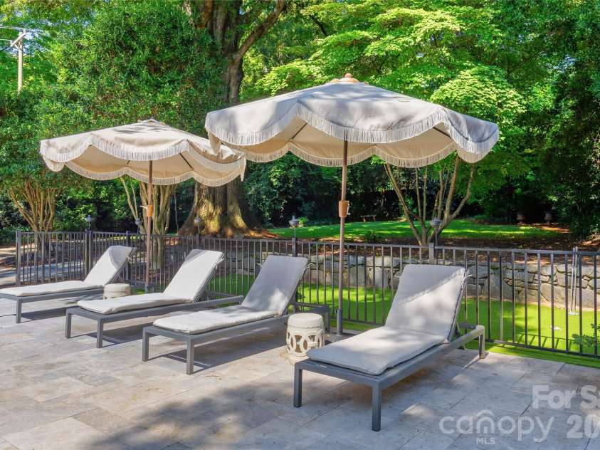 1838 Wendover Road, Charlotte, NC 28211.  MLS# CAR4420286, YatesRealty ID 48313. Pool deck