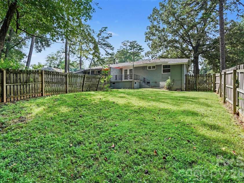 1741 Herrin Avenue, Charlotte, NC 28205.  MLS# CAR4420142, YatesRealty ID 48319. Backyard View