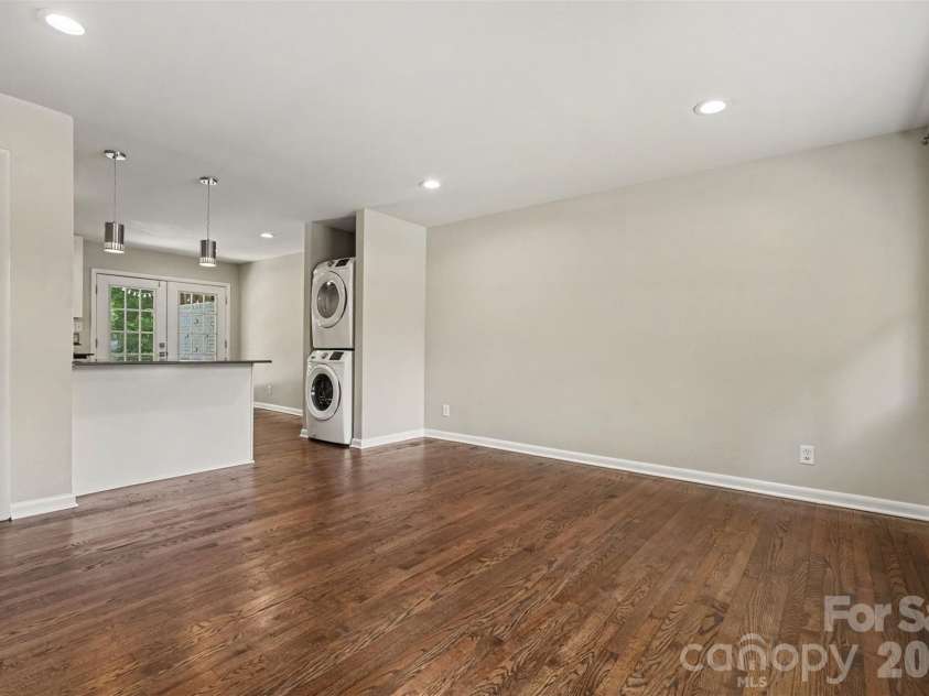 1741 Herrin Avenue, Charlotte, NC 28205.  MLS# CAR4420142, YatesRealty ID 48319. Living Room & Dining Area
