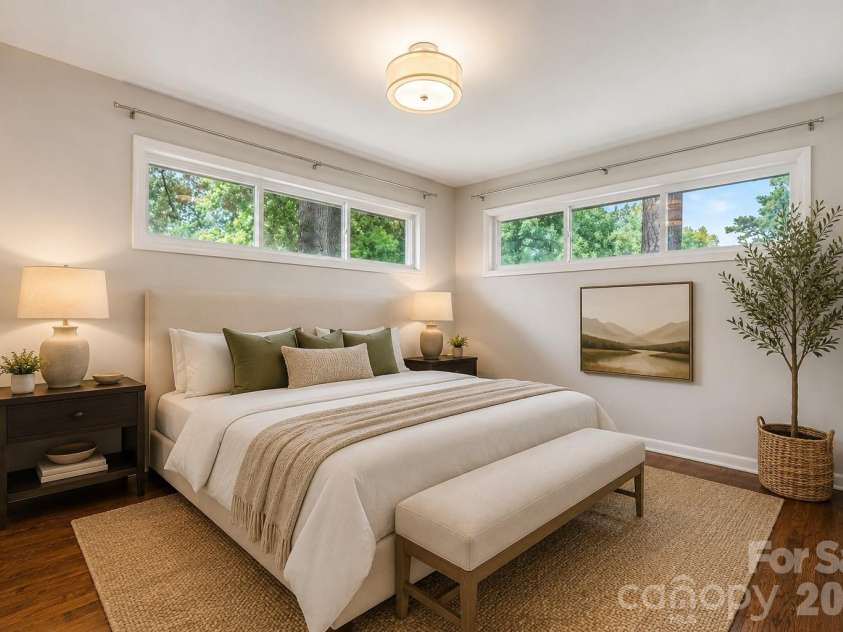 1741 Herrin Avenue, Charlotte, NC 28205.  MLS# CAR4420142, YatesRealty ID 48319. Primary Bedroom - Digital Staging