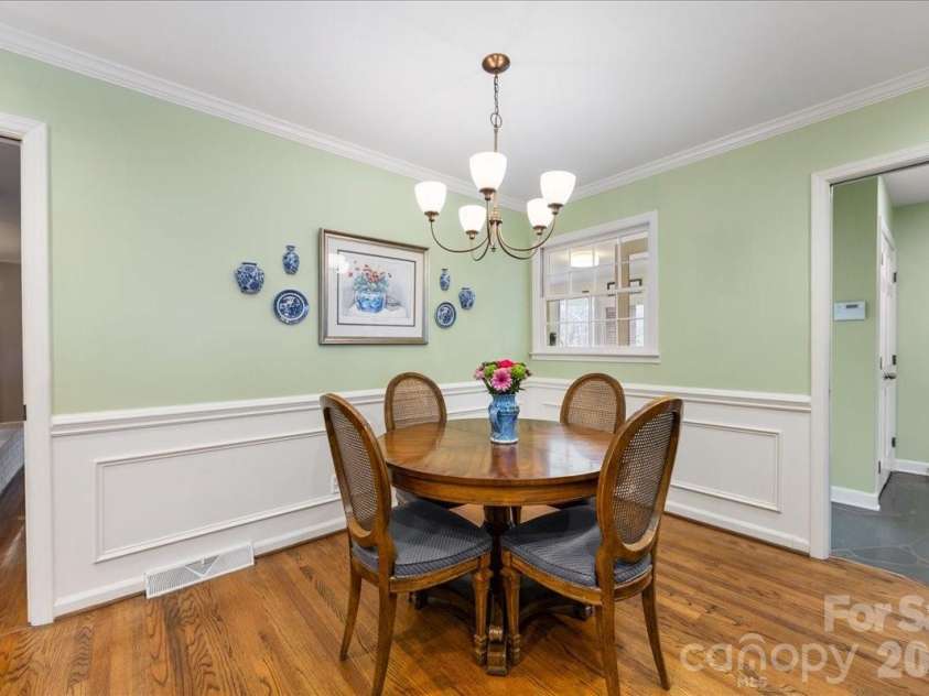3632 Johnny Cake Lane, Charlotte, NC 28226.  MLS# CAR4345575, YatesRealty ID 4832. Eating area