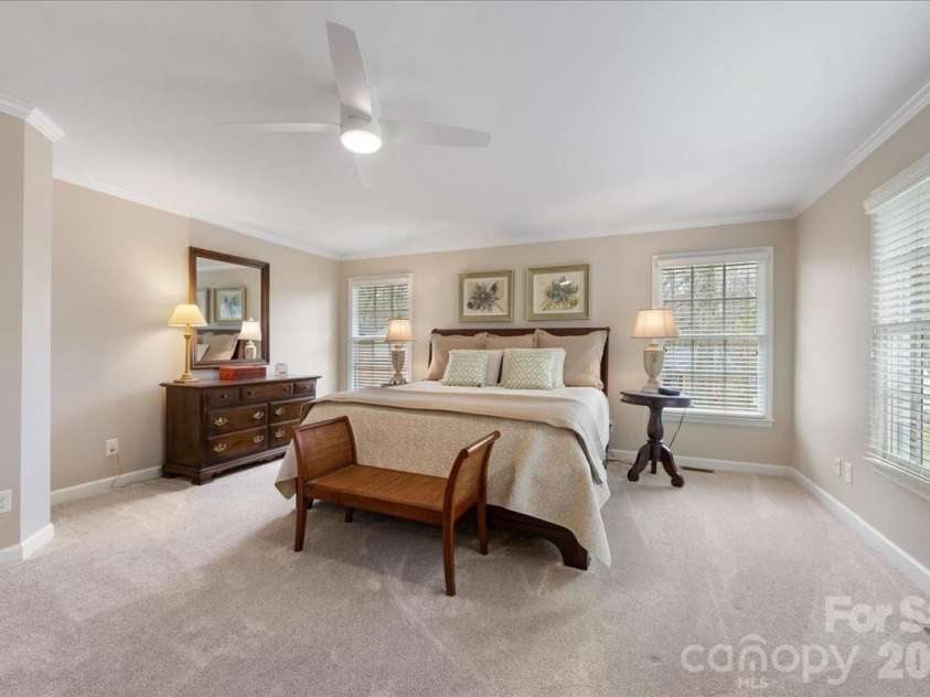 3632 Johnny Cake Lane, Charlotte, NC 28226.  MLS# CAR4345575, YatesRealty ID 4832. Gorgeous primary suite, extended in 2011