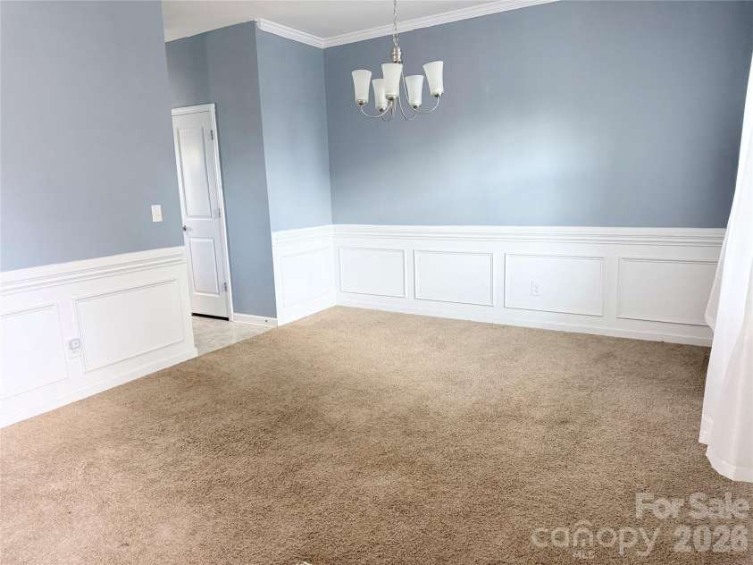 107 Longleaf Drive, Mooresville, NC 28117.  MLS# CAR4420339, YatesRealty ID 48336. Dining room