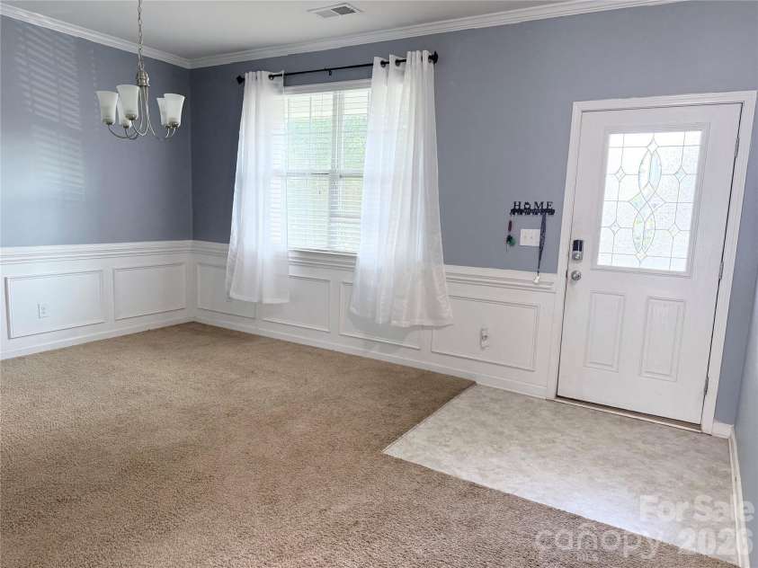 107 Longleaf Drive, Mooresville, NC 28117.  MLS# CAR4420339, YatesRealty ID 48336. Dining room