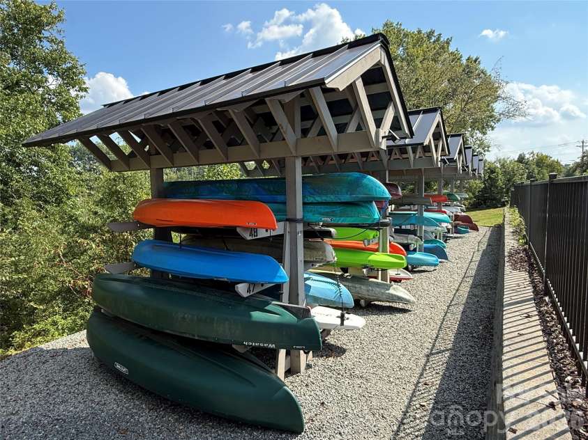 107 Longleaf Drive, Mooresville, NC 28117.  MLS# CAR4420339, YatesRealty ID 48336. Kayak area/racks