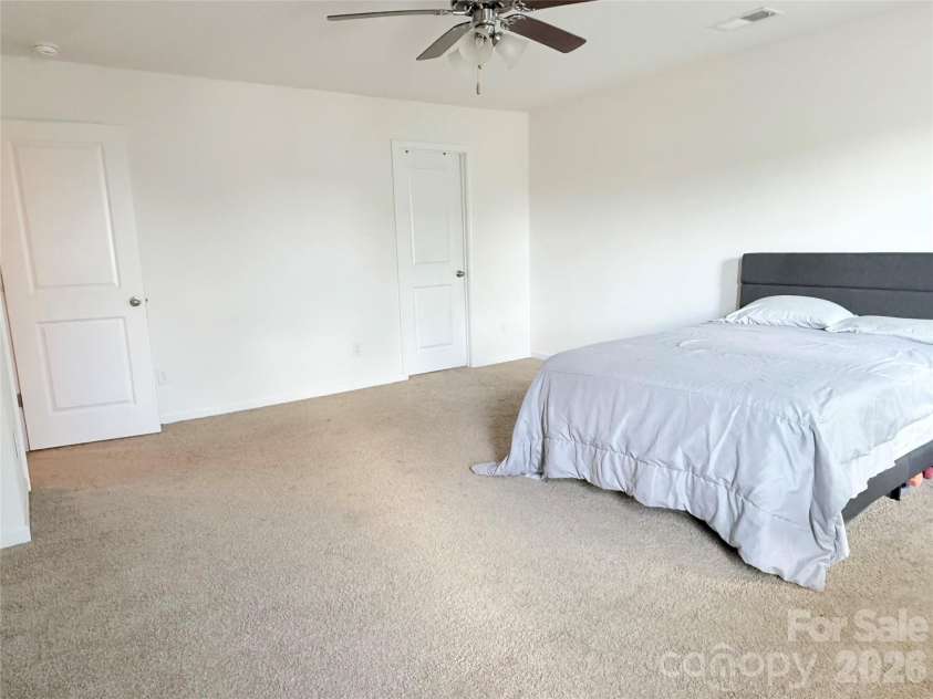 107 Longleaf Drive, Mooresville, NC 28117.  MLS# CAR4420339, YatesRealty ID 48336. Primary bedroom