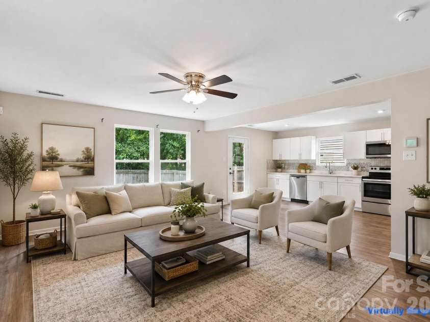 1132 New Day Court, Charlotte, NC 28215.  MLS# CAR4413933, YatesRealty ID 48371. Virtually staged