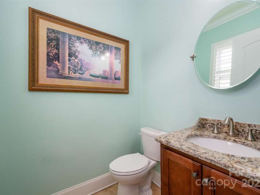 9610 Pensive Lane, Waxhaw, NC 28173.  MLS# CAR4240111, YatesRealty ID 4838. Hall Half-bath