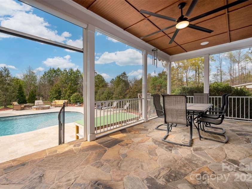 9610 Pensive Lane, Waxhaw, NC 28173.  MLS# CAR4240111, YatesRealty ID 4838. Screened Porch off kitchen