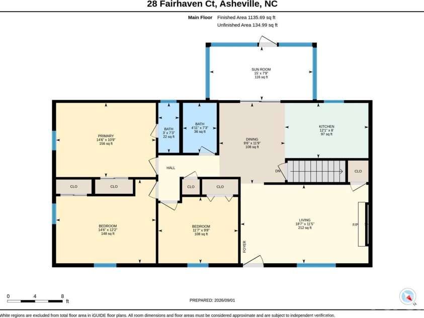 28 Fairhaven Court, Asheville, NC 28803.  MLS# CAR4415928, YatesRealty ID 48387. 