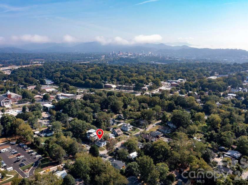 203 Pennsylvania Avenue, Asheville, NC 28806.  MLS# CAR4417867, YatesRealty ID 48391. Arial View