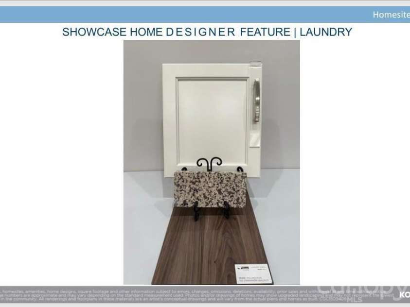 5018 Belle Mont Farm Avenue, Monroe, NC 28110.  MLS# CAR4418266, YatesRealty ID 48393. Designer Features - Laundry