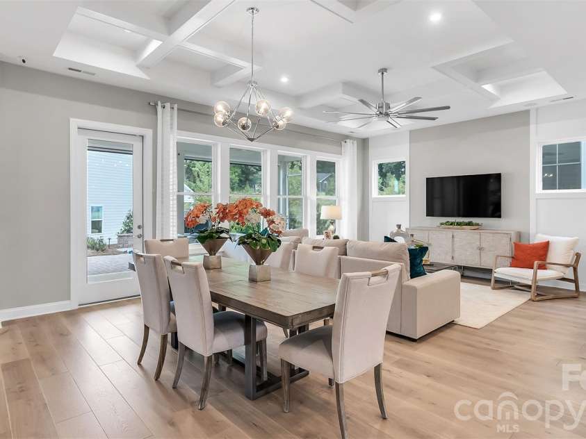 5018 Belle Mont Farm Avenue, Monroe, NC 28110.  MLS# CAR4418266, YatesRealty ID 48393. Dining Area *Model Photo used for Reference