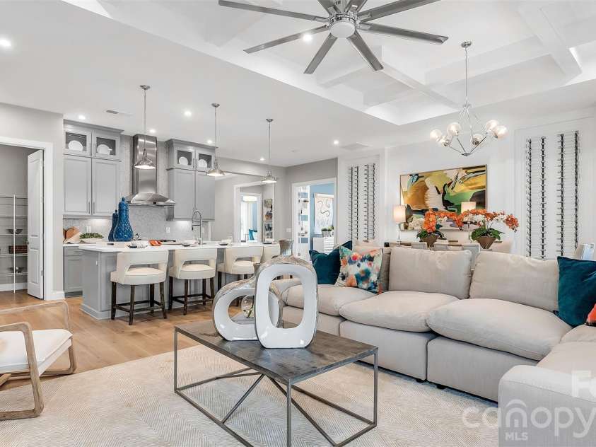 5018 Belle Mont Farm Avenue, Monroe, NC 28110.  MLS# CAR4418266, YatesRealty ID 48393. Great Room *Model Photo used for Reference