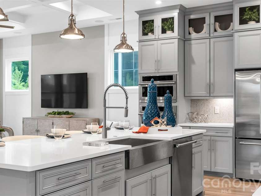 5018 Belle Mont Farm Avenue, Monroe, NC 28110.  MLS# CAR4418266, YatesRealty ID 48393. Kitchen *Model Photo used for Reference