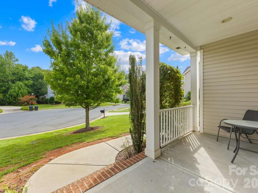 1004 Hawker Road, Matthews, NC 28104.  MLS# CAR4411741, YatesRealty ID 48396. Front Porch