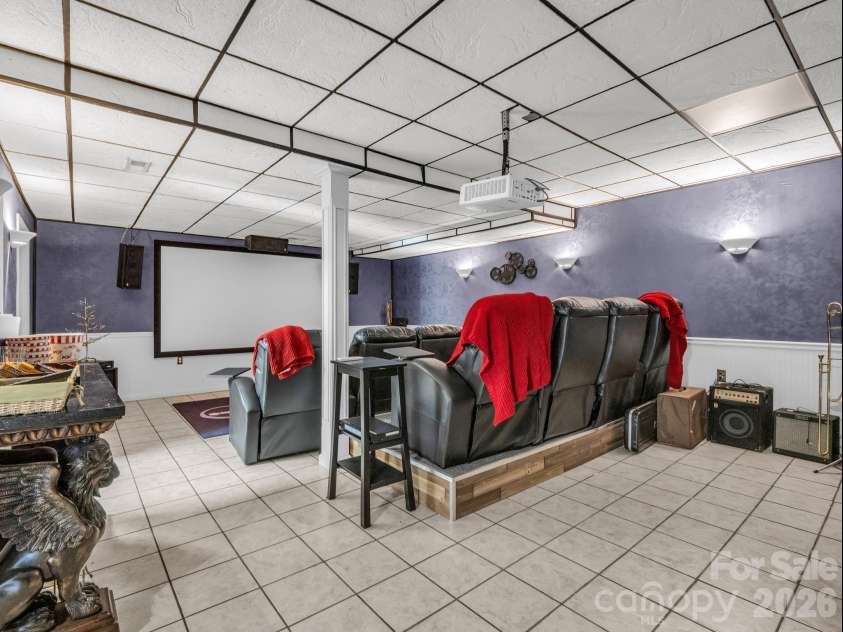 1102 Mountain Road, Bostic, NC 28018.  MLS# CAR4318780, YatesRealty ID 484. 5.1 surround with digital laser projection