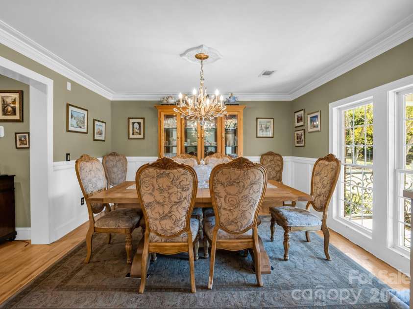1102 Mountain Road, Bostic, NC 28018.  MLS# CAR4318780, YatesRealty ID 484. Dining room