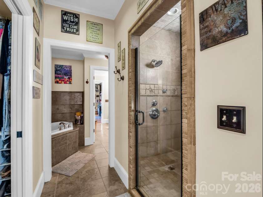 1102 Mountain Road, Bostic, NC 28018.  MLS# CAR4318780, YatesRealty ID 484. Primary bathroom