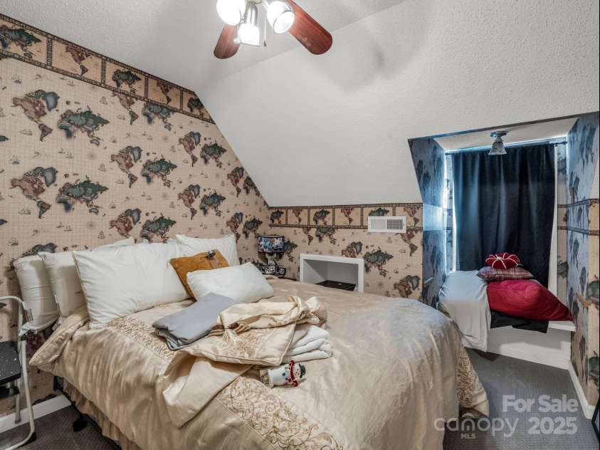 1102 Mountain Road, Bostic, NC 28018.  MLS# CAR4318780, YatesRealty ID 484. Room used as BR upstairs