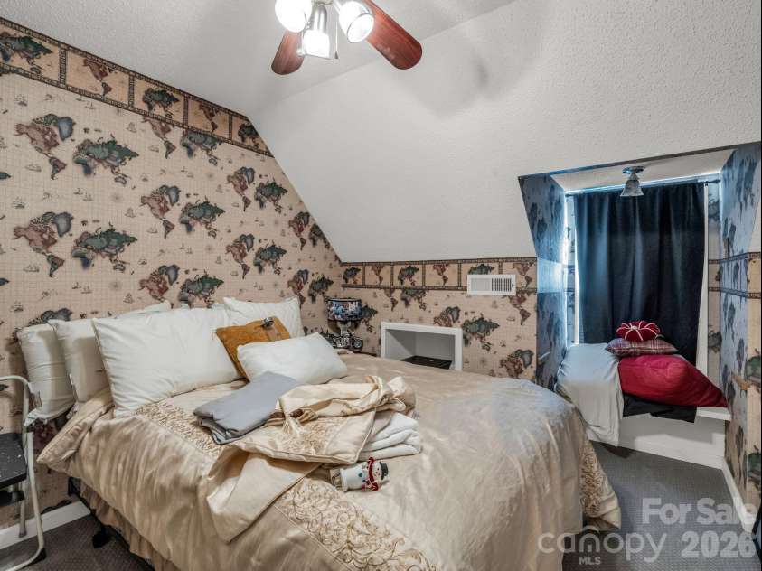 1102 Mountain Road, Bostic, NC 28018.  MLS# CAR4318780, YatesRealty ID 484. Room used as BR upstairs
