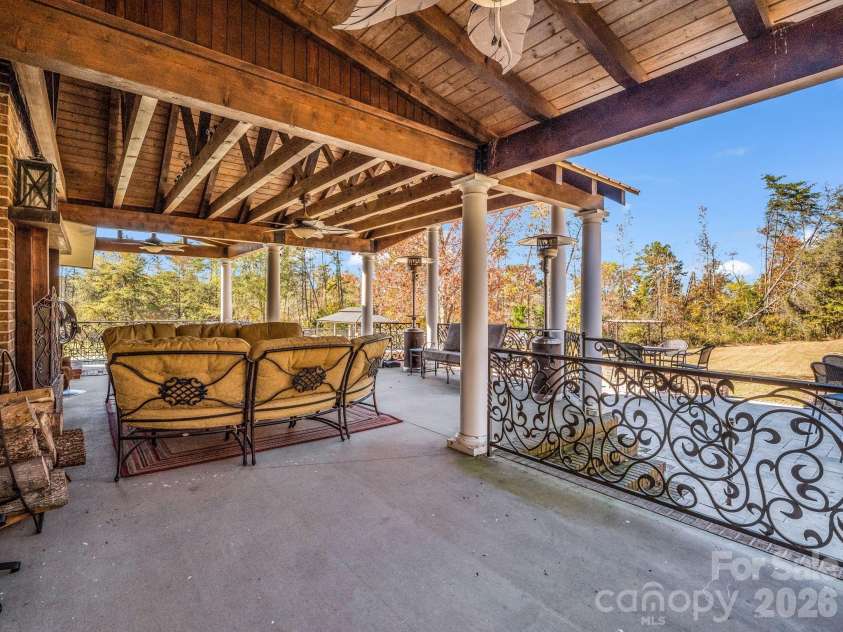 1102 Mountain Road, Bostic, NC 28018.  MLS# CAR4318780, YatesRealty ID 484. Spacious patio & backporch w/fireplace