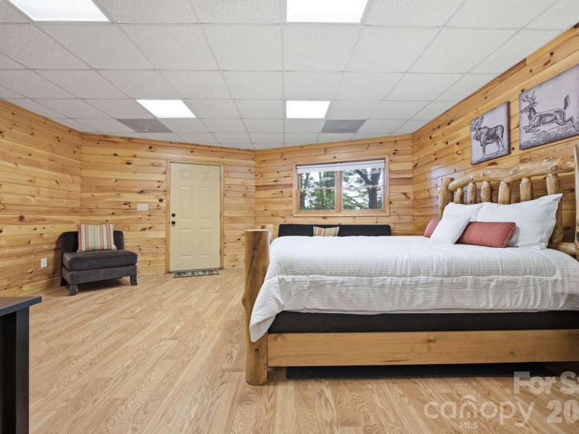 142 Fawn Lane, Purlear, NC 28665.  MLS# CAR4420826, YatesRealty ID 48401. Lower Level Bunk Room/Bonus Room