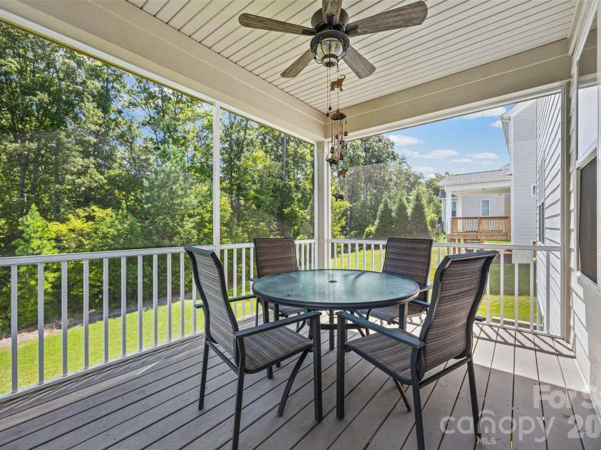 4050 Brandywine Terrace, Lancaster, SC 29720.  MLS# CAR4417845, YatesRealty ID 48403. Screened-in Deck