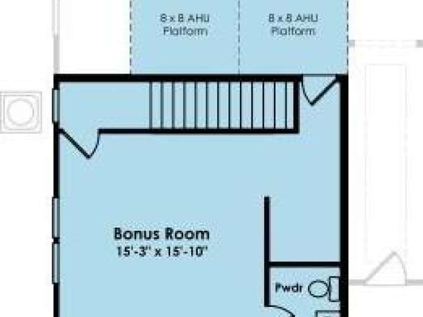 3005 Torrey Pines None, Monroe, NC 28110.  MLS# CAR4420953, YatesRealty ID 48404. Sydney Bonus Room Floorplan