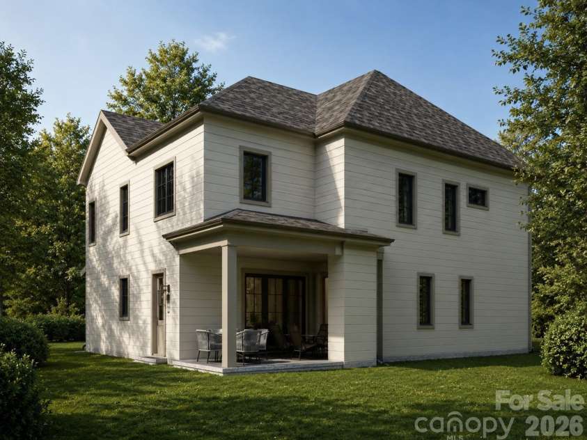3900 Ashton Drive, Charlotte, NC 28210.  MLS# CAR4412547, YatesRealty ID 48408. *Rendering* of covered patio