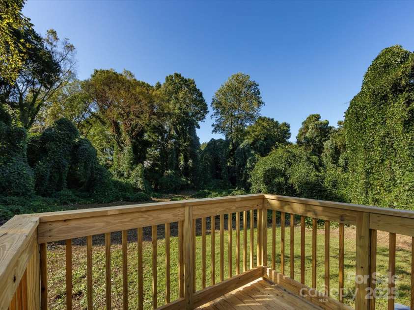 907 4th Avenue, Gastonia, NC 28054.  MLS# CAR4306590, YatesRealty ID 4842. View from rear deck