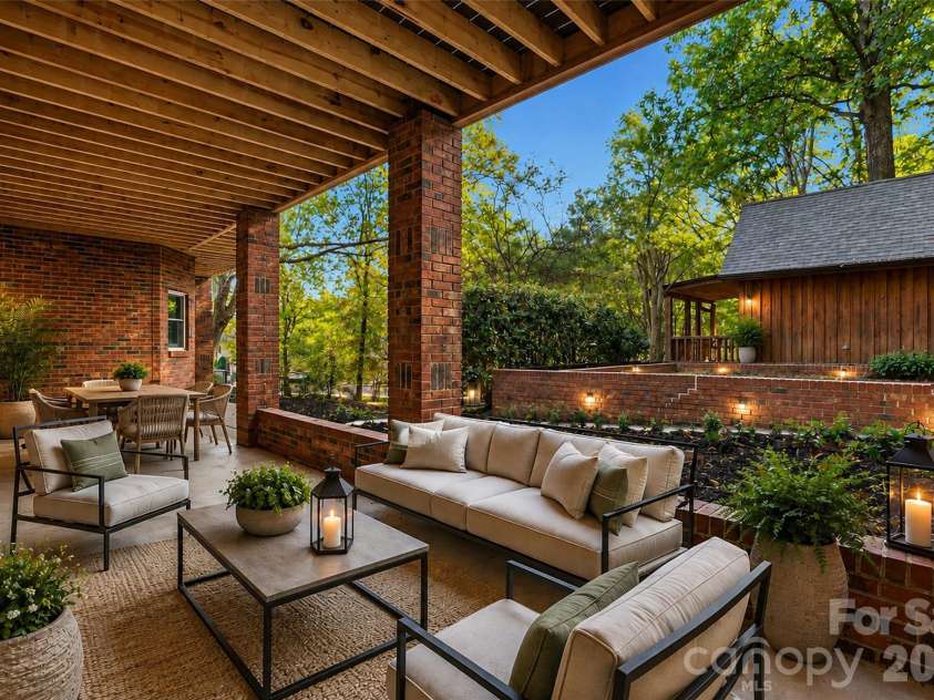 3475 Pikeview Road, Fort Mill, SC 29715.  MLS# CAR4322314, YatesRealty ID 48426. Covered Patio
