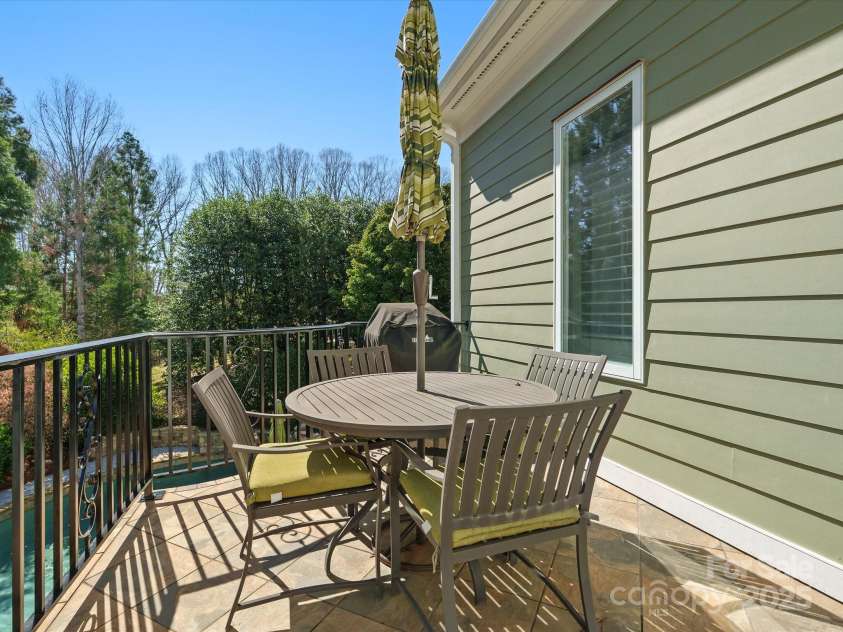 8416 Highgrove Street, Charlotte, NC 28277.  MLS# CAR4232158, YatesRealty ID 4843. 2nd floor deck overlooking pool