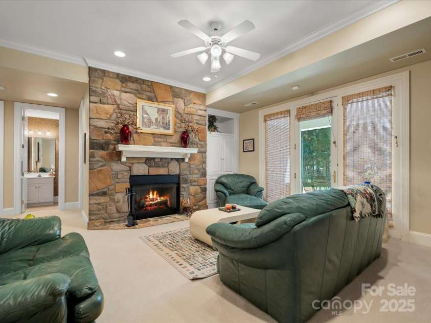 8416 Highgrove Street, Charlotte, NC 28277.  MLS# CAR4232158, YatesRealty ID 4843. Basement family room
