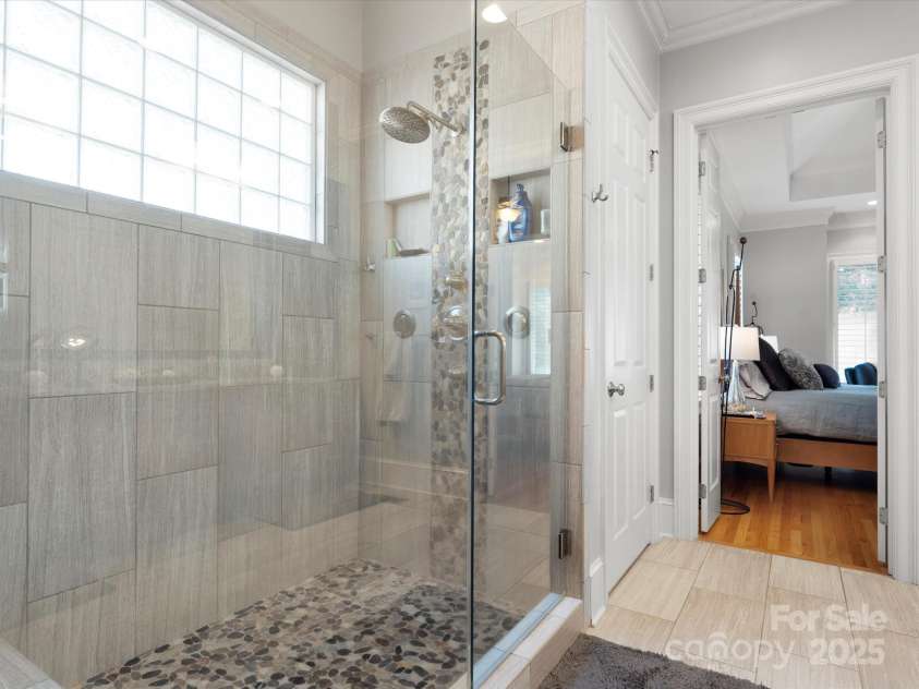 8416 Highgrove Street, Charlotte, NC 28277.  MLS# CAR4232158, YatesRealty ID 4843. Primary shower