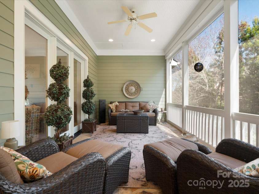 8416 Highgrove Street, Charlotte, NC 28277.  MLS# CAR4232158, YatesRealty ID 4843. Sunroom