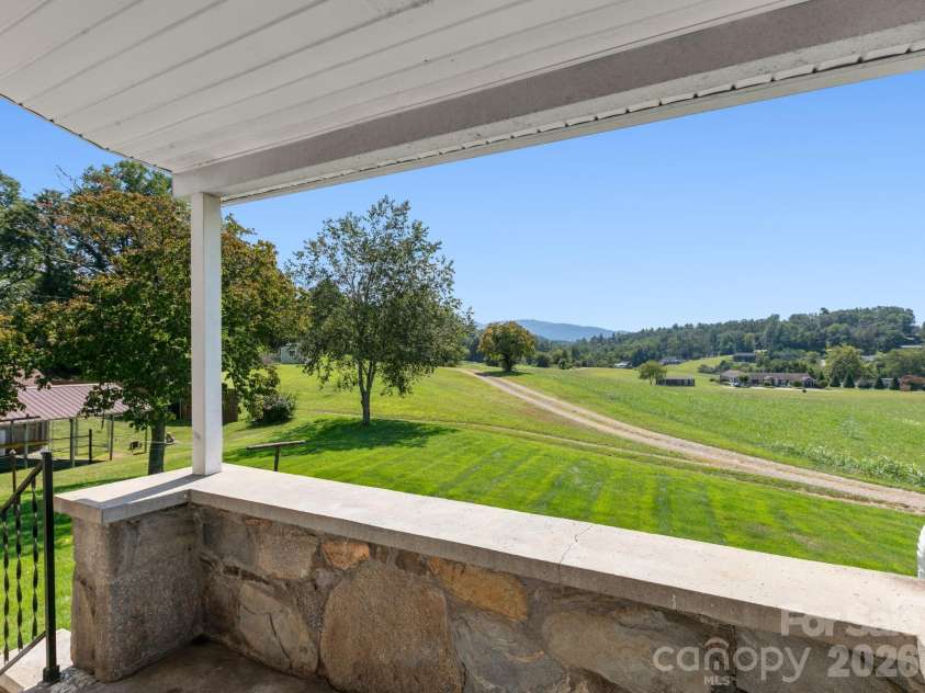 1279 Charlotte Highway, Fairview, NC 28730.  MLS# CAR4421024, YatesRealty ID 48430. Views out the back door