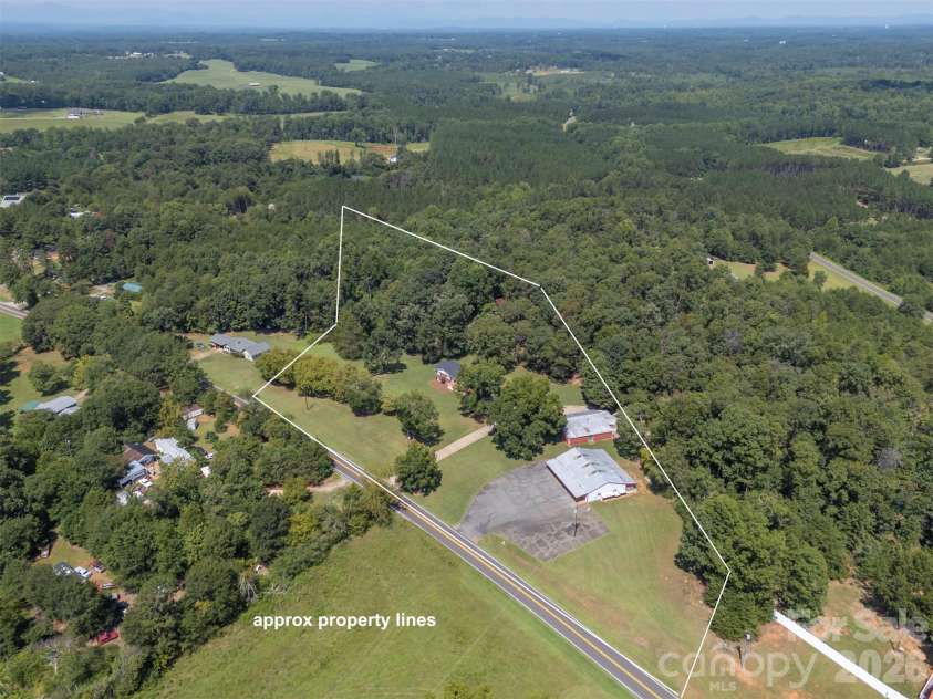 1360 Harris Holly Springs Road, Rutherfordton, NC 28139.  MLS# CAR4412774, YatesRealty ID 48437. Ariel View