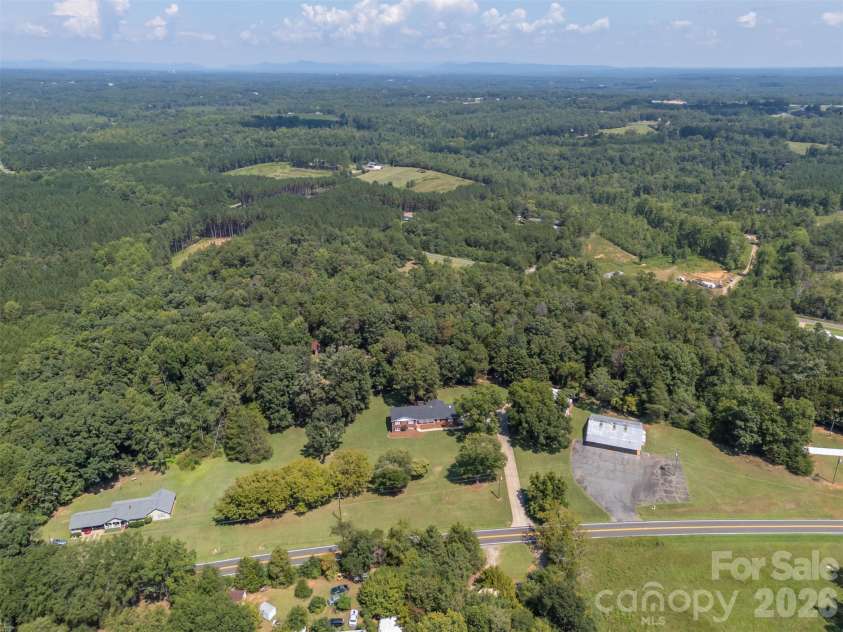 1360 Harris Holly Springs Road, Rutherfordton, NC 28139.  MLS# CAR4412774, YatesRealty ID 48437. Ariel View