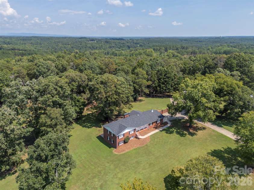 1360 Harris Holly Springs Road, Rutherfordton, NC 28139.  MLS# CAR4412774, YatesRealty ID 48437. Ariel View