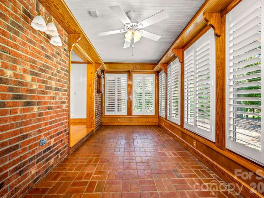 1360 Harris Holly Springs Road, Rutherfordton, NC 28139.  MLS# CAR4412774, YatesRealty ID 48437. Sunroom