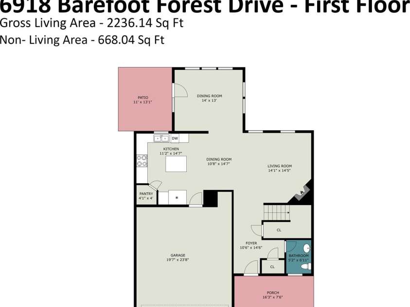 6918 Barefoot Forest Drive, Charlotte, NC 28269.  MLS# CAR4420558, YatesRealty ID 48451. 