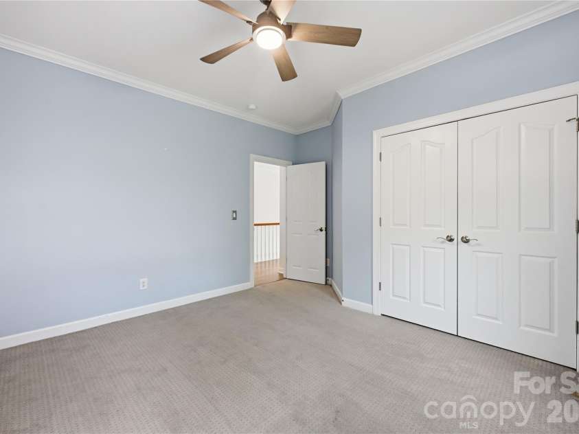 8017 Pendley Lane, Huntersville, NC 28078.  MLS# CAR4421151, YatesRealty ID 48452. Bedroom 3