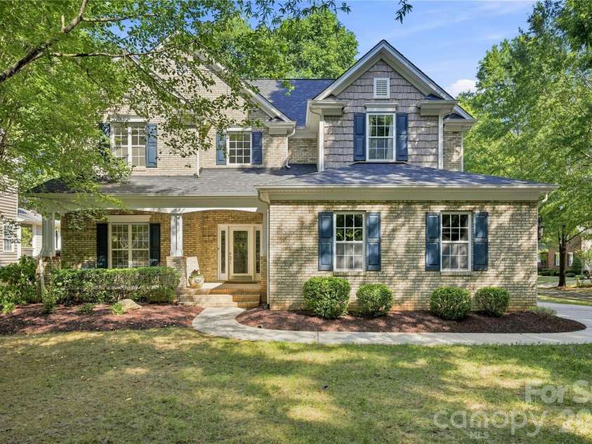 8017 Pendley Lane, Huntersville, NC 28078.  MLS# CAR4421151, YatesRealty ID 48452. Front