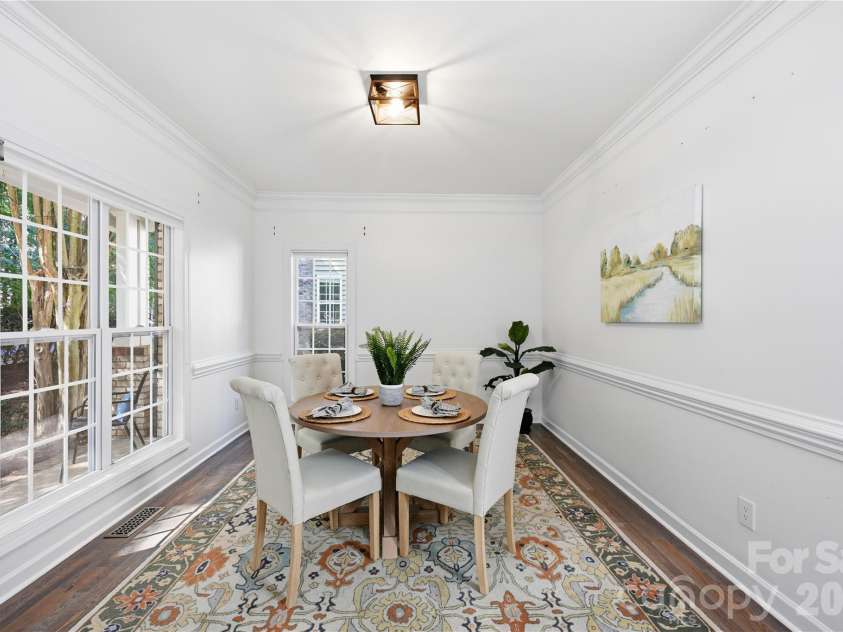 8017 Pendley Lane, Huntersville, NC 28078.  MLS# CAR4421151, YatesRealty ID 48452. Spacious Dining Room
