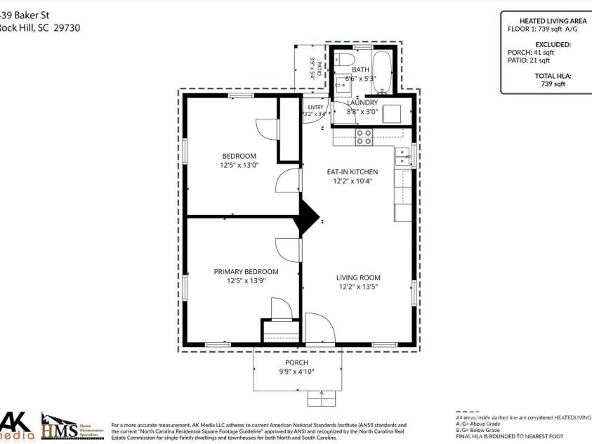 439 Baker Street Extension, Rock Hill, SC 29730.  MLS# CAR4418919, YatesRealty ID 48454. 