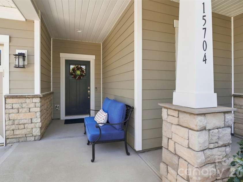15704 Reynolds Drive, Indian Land, SC 29707.  MLS# CAR4419421, YatesRealty ID 48457. Covered front porch