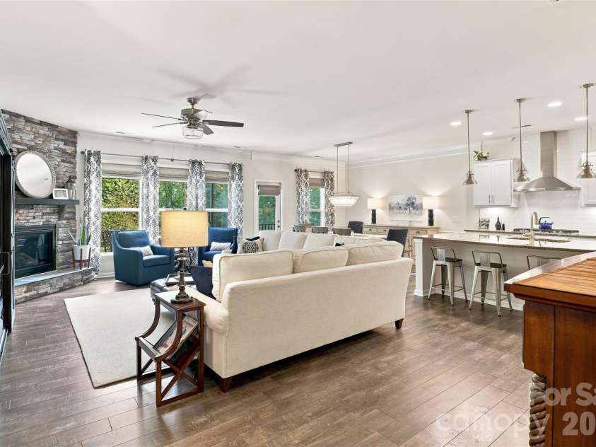 15704 Reynolds Drive, Indian Land, SC 29707.  MLS# CAR4419421, YatesRealty ID 48457. Open Concept Living
